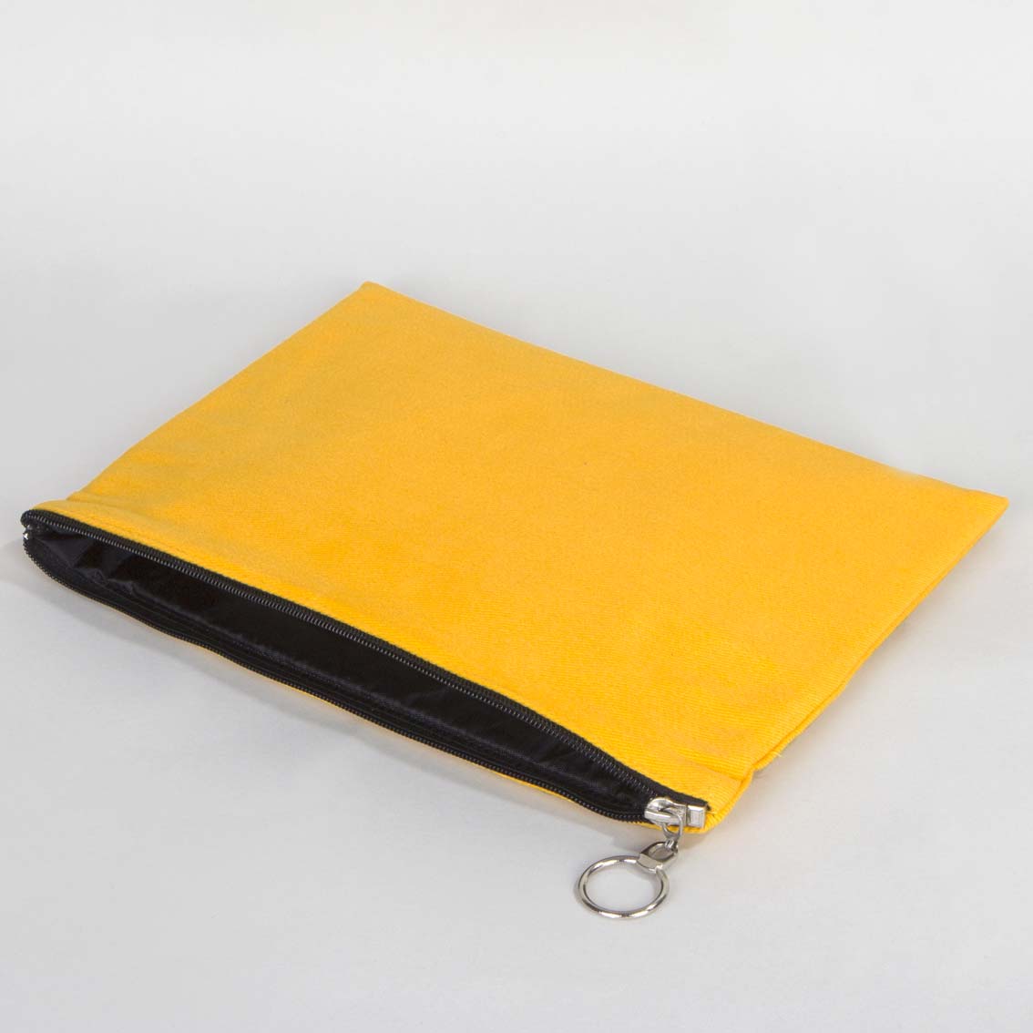 Yellow Ipad Bag Lined - 12"W x 8"H (30 cm x 20 cm)