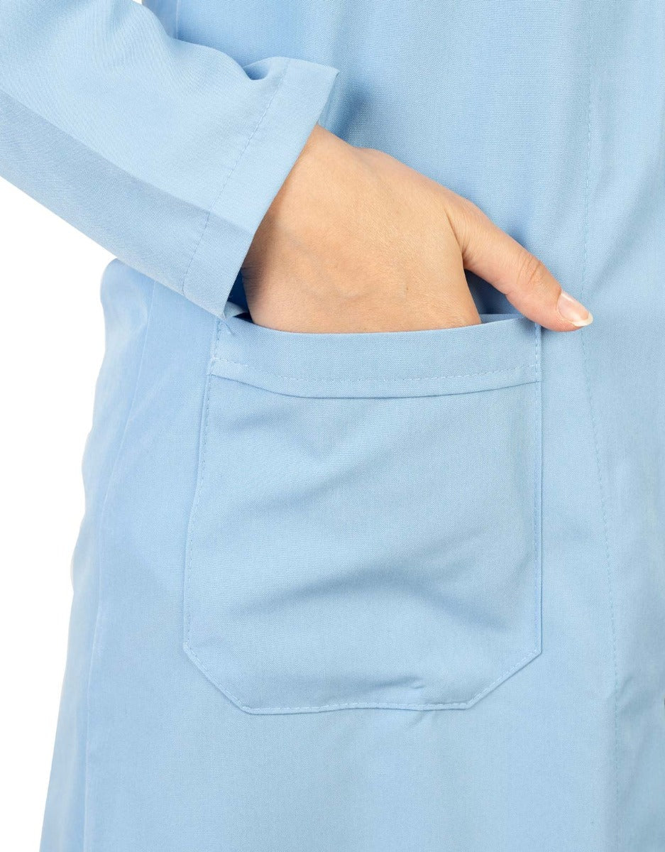 Light Blue Alpaca Female Work Apron