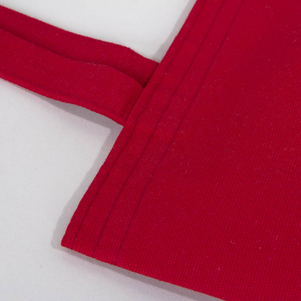 Red Canvas Bag 14"W x 16"H (35x40 cm)