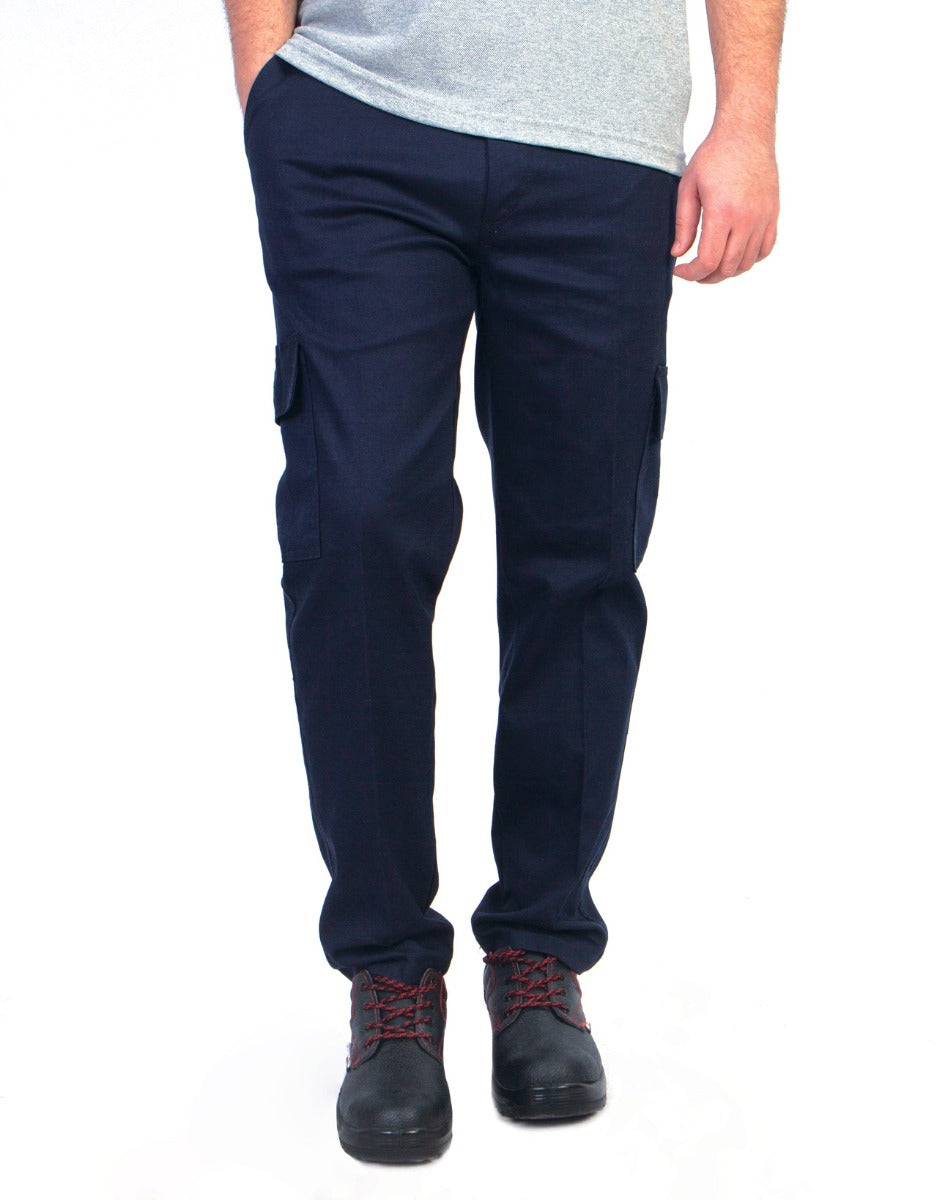 Business Pants Cargo Pocket - Navy Blue