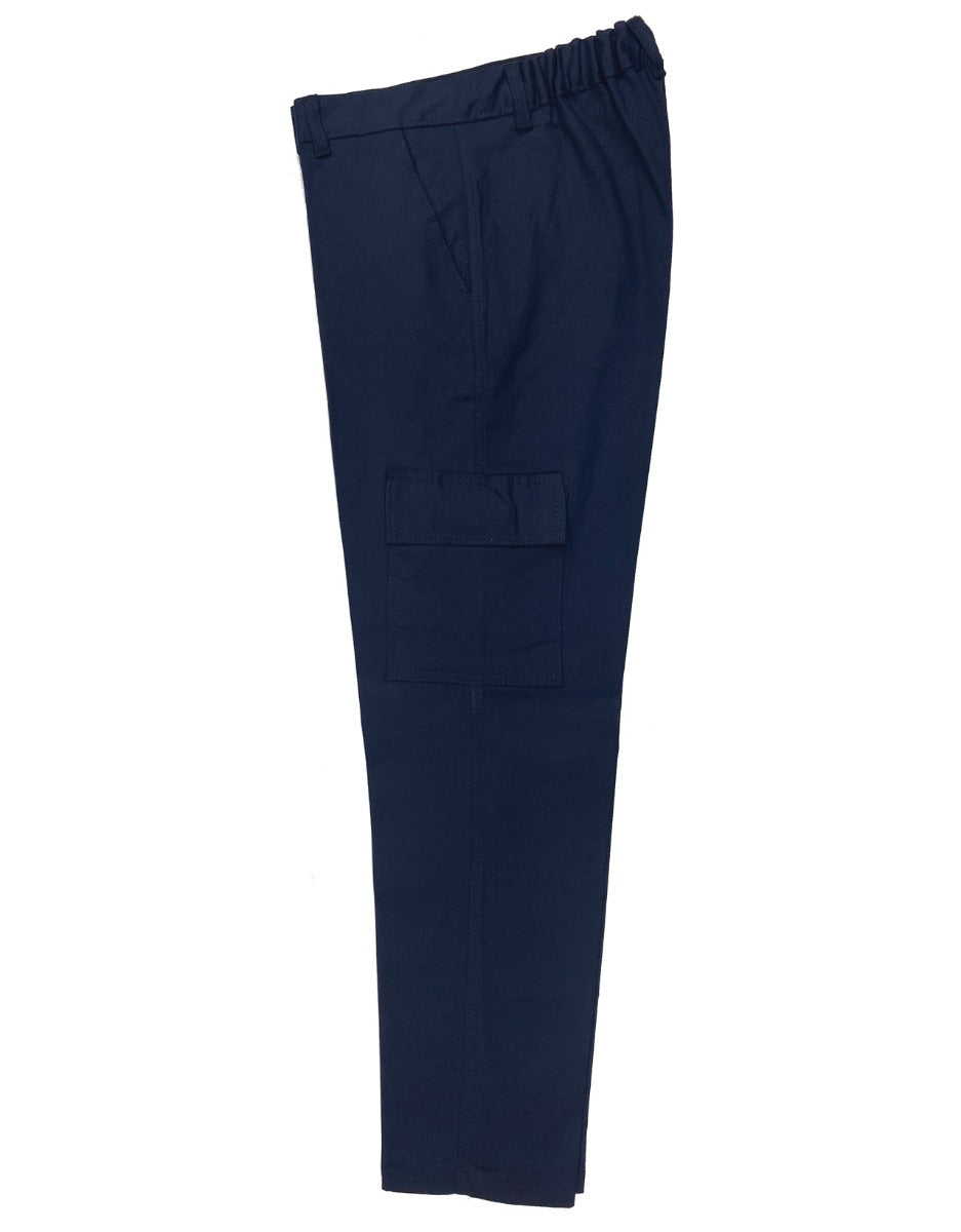 Business Pants Cargo Pocket - Navy Blue