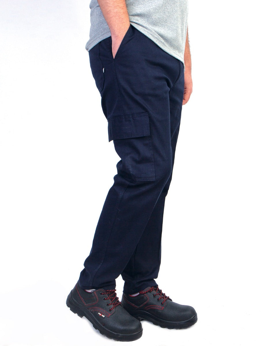 Business Pants Cargo Pocket - Navy Blue