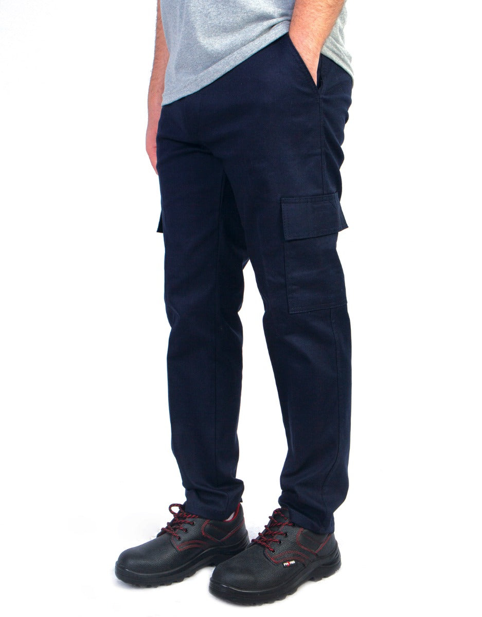 Business Pants Cargo Pocket - Navy Blue