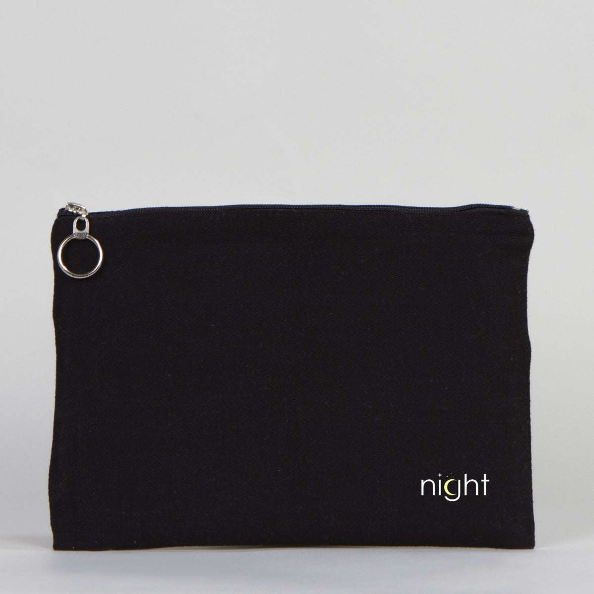Black Ipad Portfolio Bag Lined 12"W x 8"H (30 cm x 21 cm) - Customize