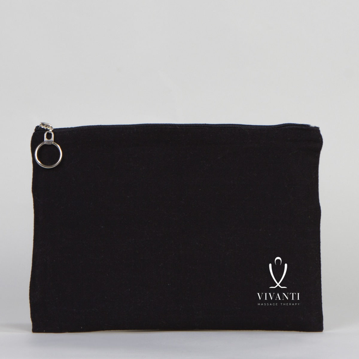 Black Ipad Portfolio Bag Lined 12"W x 8"H (30 cm x 21 cm) - Customize