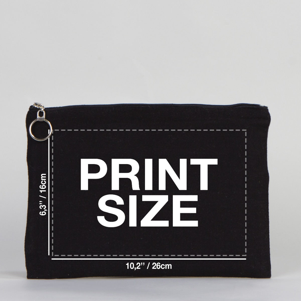 Black Ipad Portfolio Bag Lined 12"W x 8"H (30 cm x 21 cm) - Customize