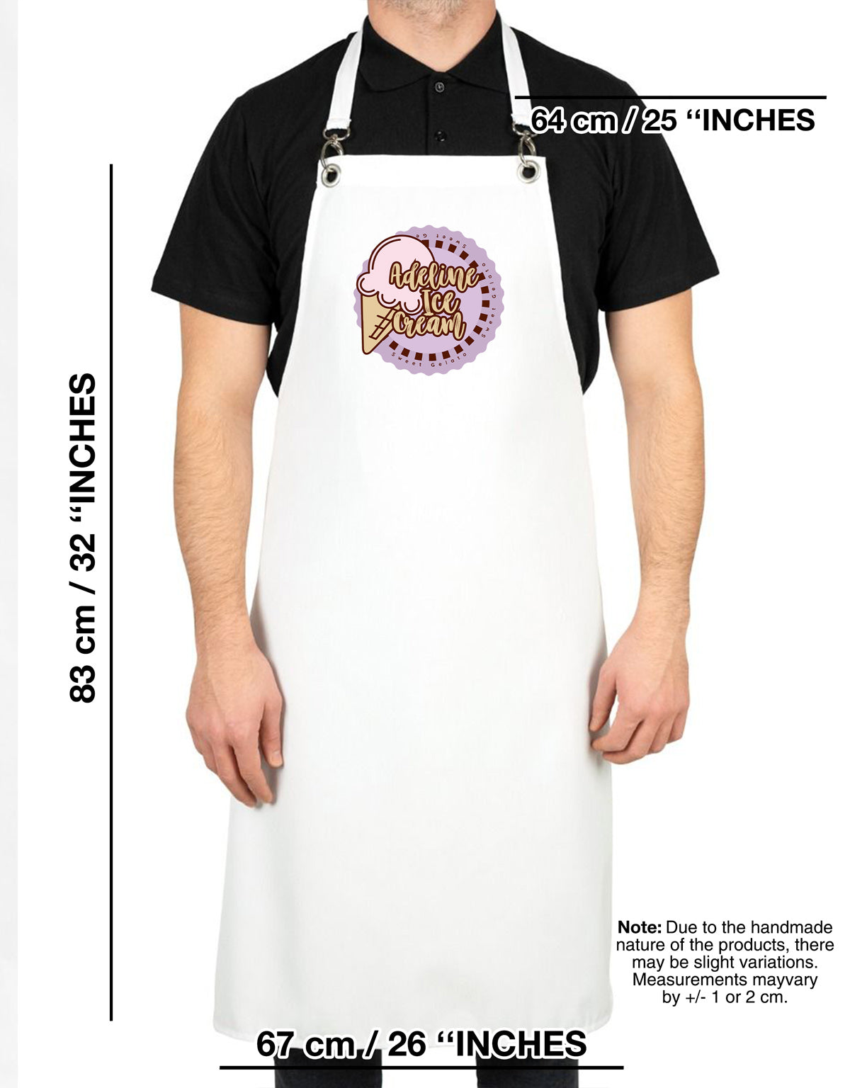 Printed MasterChef Kitchen Apron - White