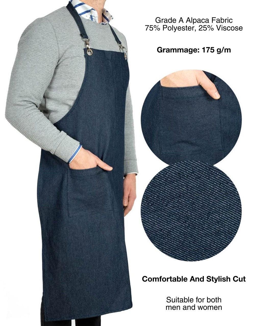 Masterchef Kitchen Apron - Denim Fabric