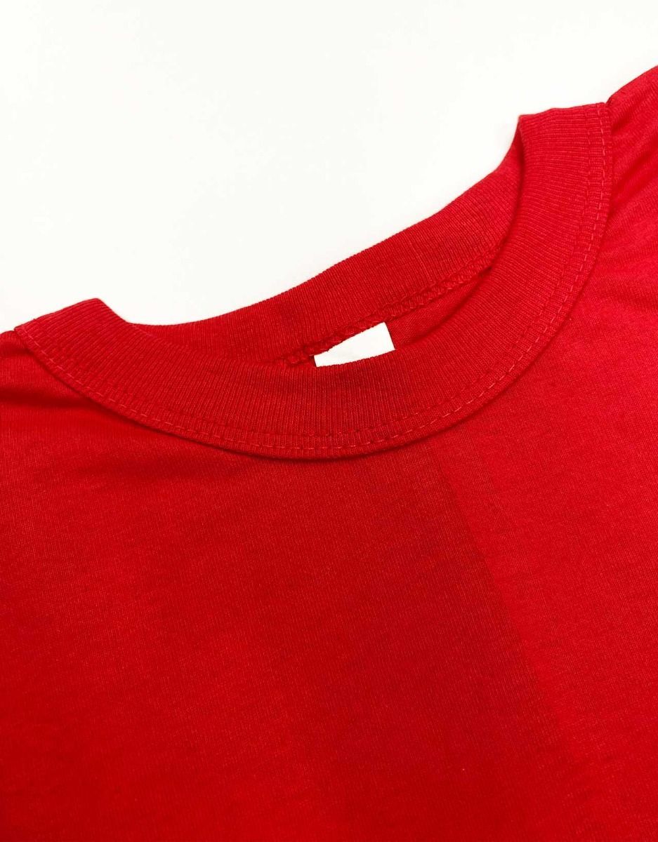Moon Star Printed Red Kid T-Shirt - 1000 - Single Color Printing