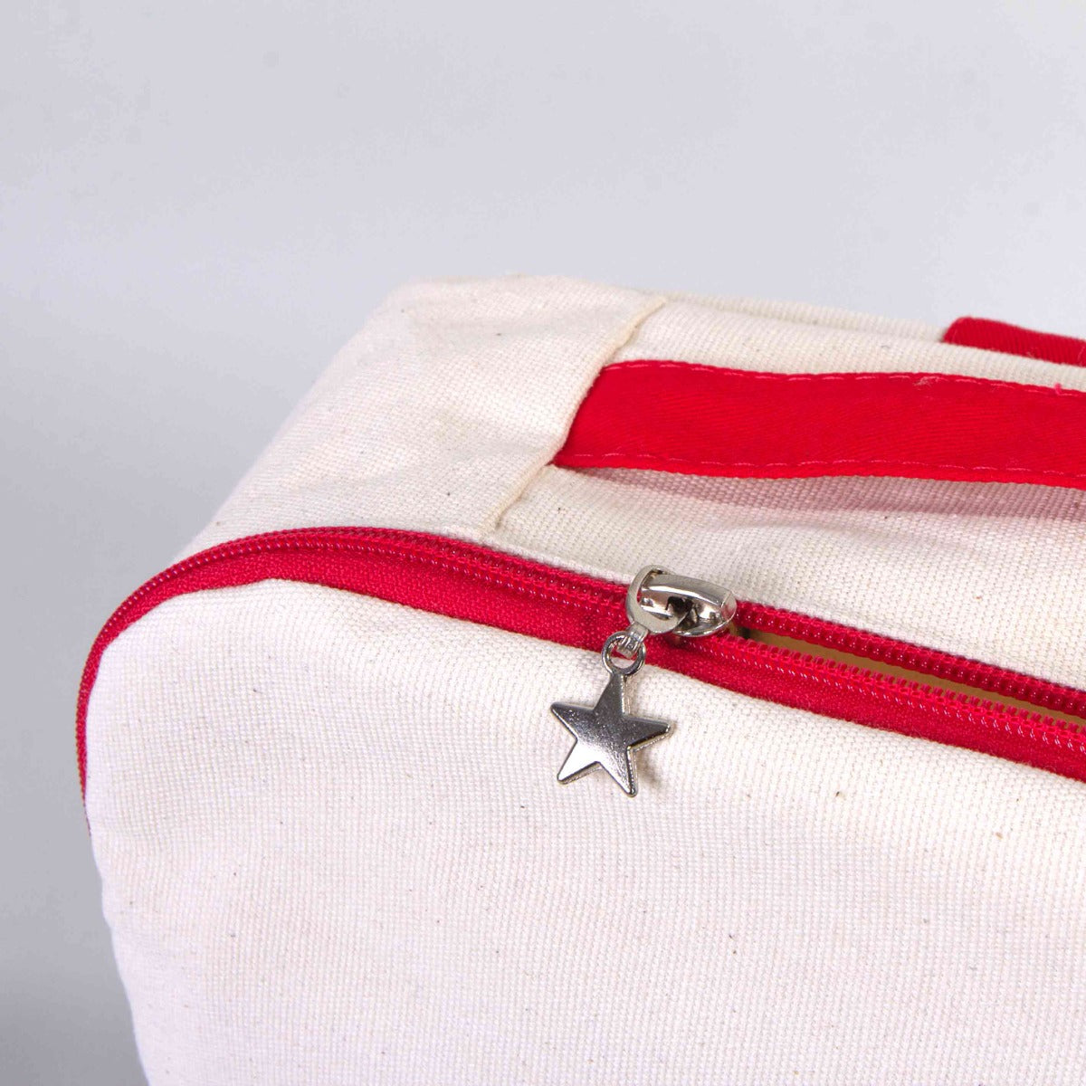 Red Handle VIP Canvas Backpack 10"W x 13"H x 4"L (25 cm x 32 cm x 10 cm) - (Customize)