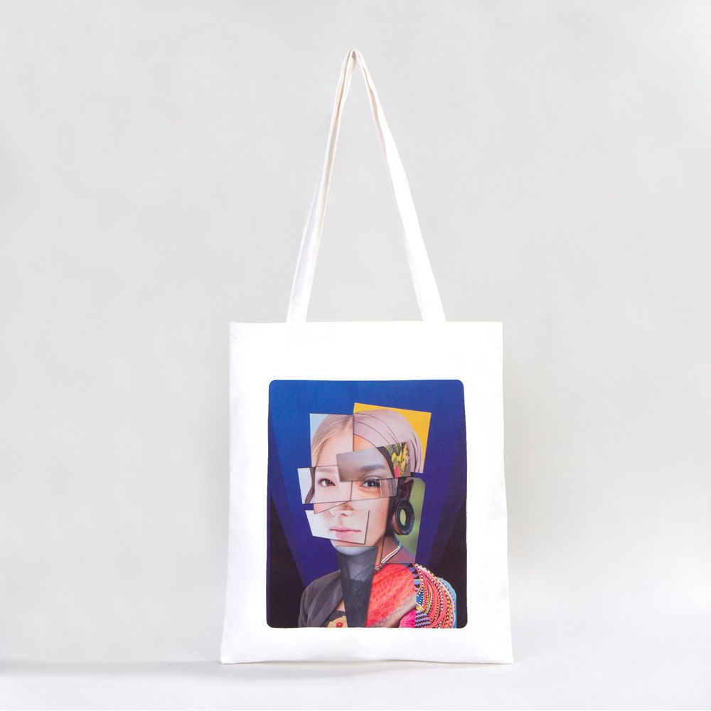 Sublimation Tote Bags 14"W x 16"H (35x40cm) - White (Customize)