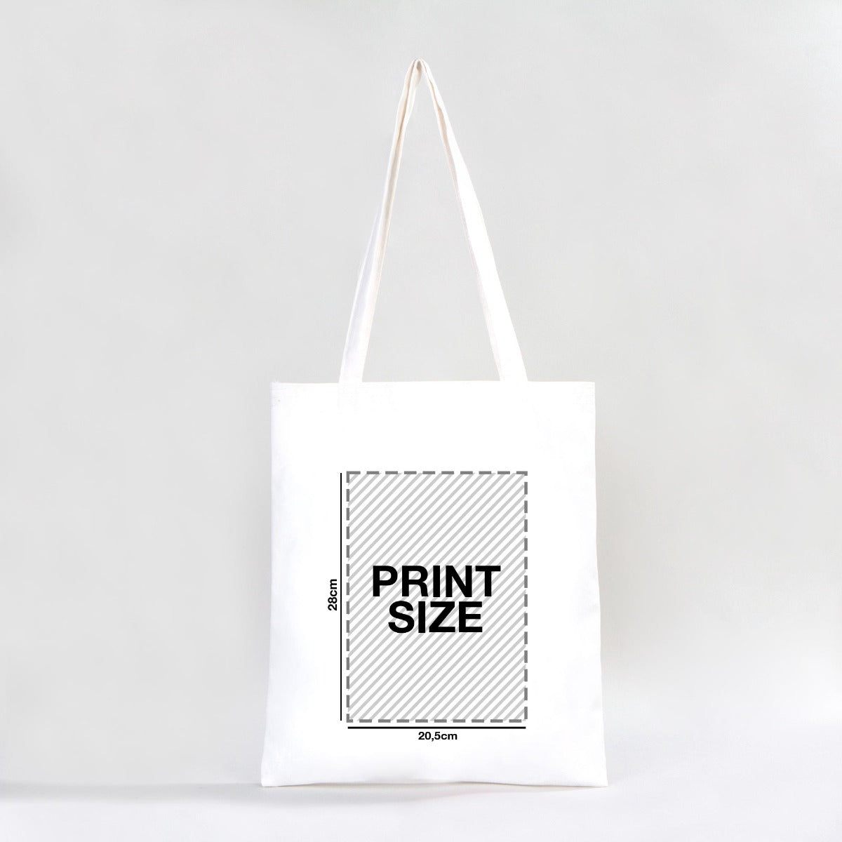Sublimation Tote Bags 14"W x 16"H (35x40cm) - White (Customize)