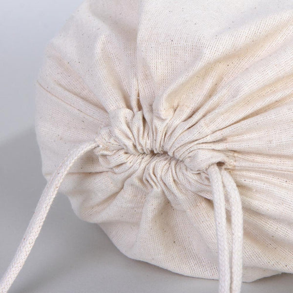 Wholesale 10"W x 14"H (25 cm x 35 cm)" Organic Cotton Pouch Bags - Bulk Organic Cotton Double Drawstring Pouch Bags - No Print Cotton Pouch - Pamusan.com