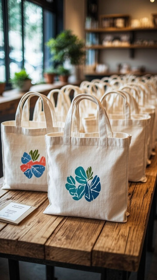 Custom Branded Canvas Tote Bags Wholesale for Trade Shows