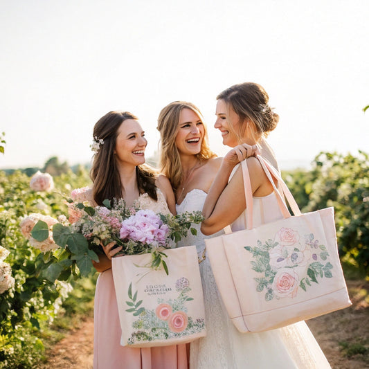 bridesmaid favor bags
