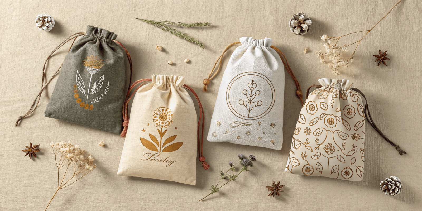 Custom Fabric Pouches for Unique and Eco-Friendly Special Occasion Gifts - Pamusan.com