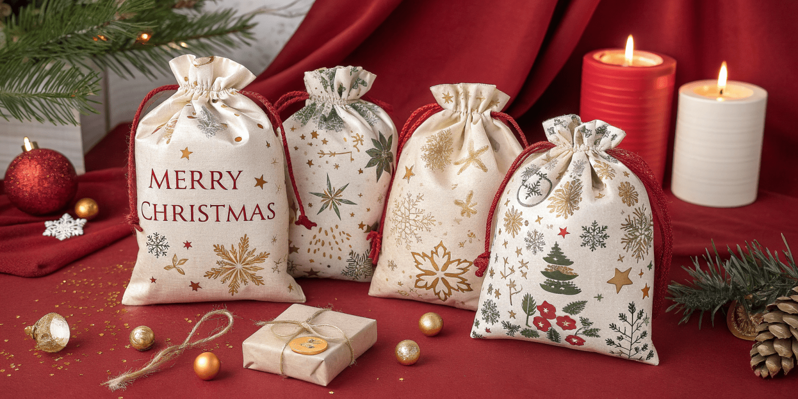 Custom Fabric Pouches The Perfect Personalized and Eco-Friendly Christmas Gifts - Pamusan.com