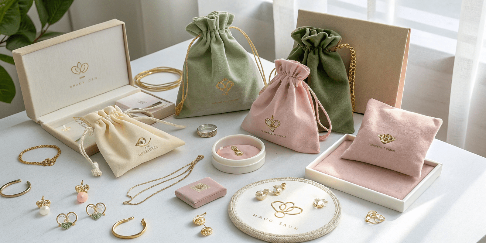 Eco-Friendly Custom Fabric Pouches for Elegant Jewelry Packaging - Pamusan.com