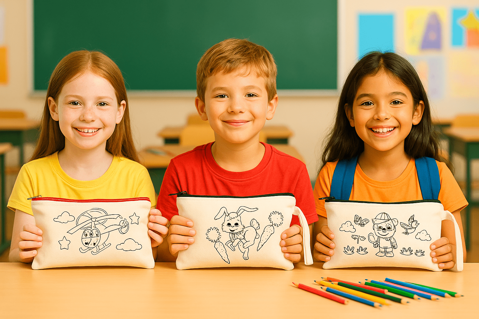 Top Zippered Pencil Pouches for Back to School – Bulk Options That Parents & Teachers Love - Pamusan.com