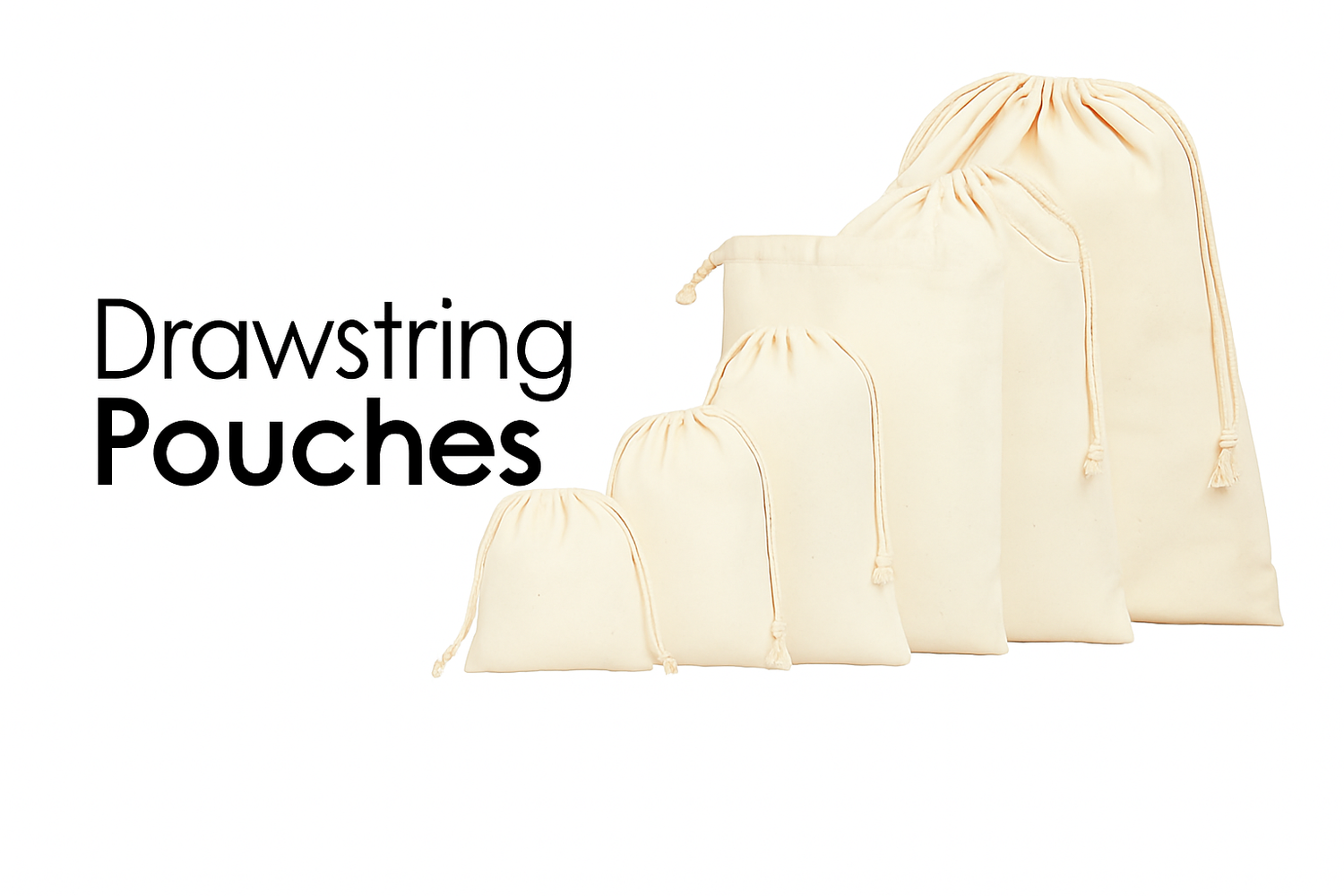 Drawstring Pouches – Reusable