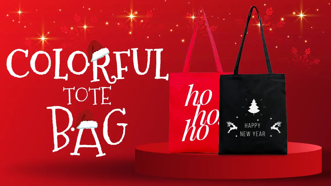Colorful New Year Tote Bags - Pamusan.com