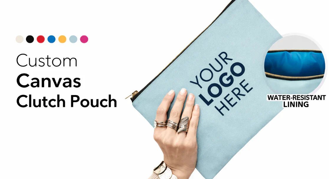 Custom Canvas Clutch Pouch - Pamusan.com