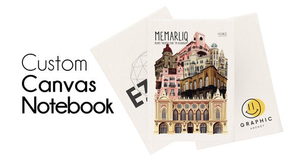Custom Canvas Cover Notebook - Pamusan.com