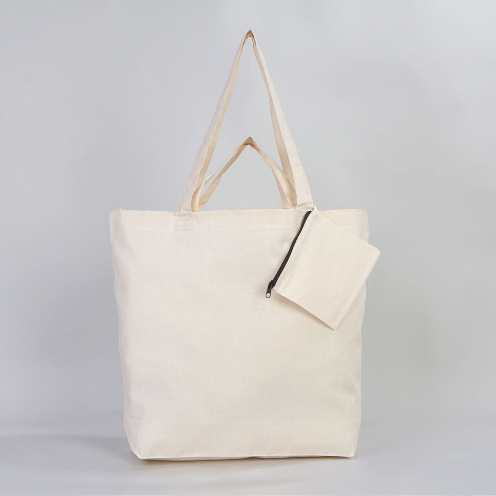 Foldable Shopping Bag - 19" W x 14" H x 4" L (48 cm x 41 cm x 10 cm)