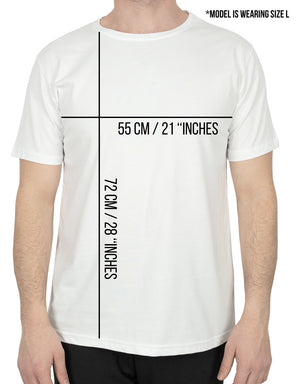 Basic T-shirt White - Print