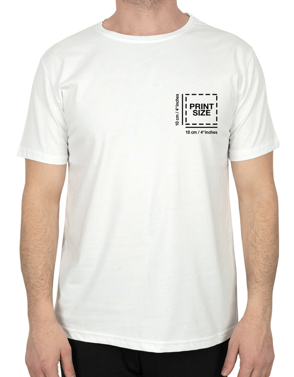 Basic T-shirt White - Print