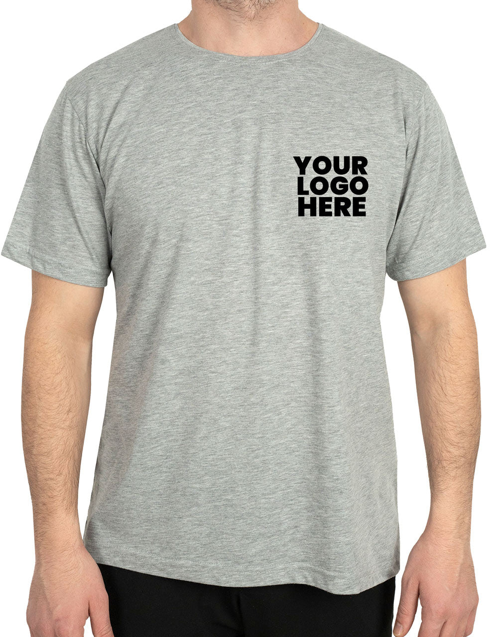 Basic T-shirt Gray-Print