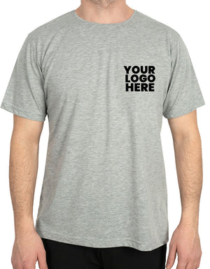 Basic T-shirt Gray-Print