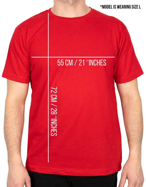 Basic T-shirt Red - Print