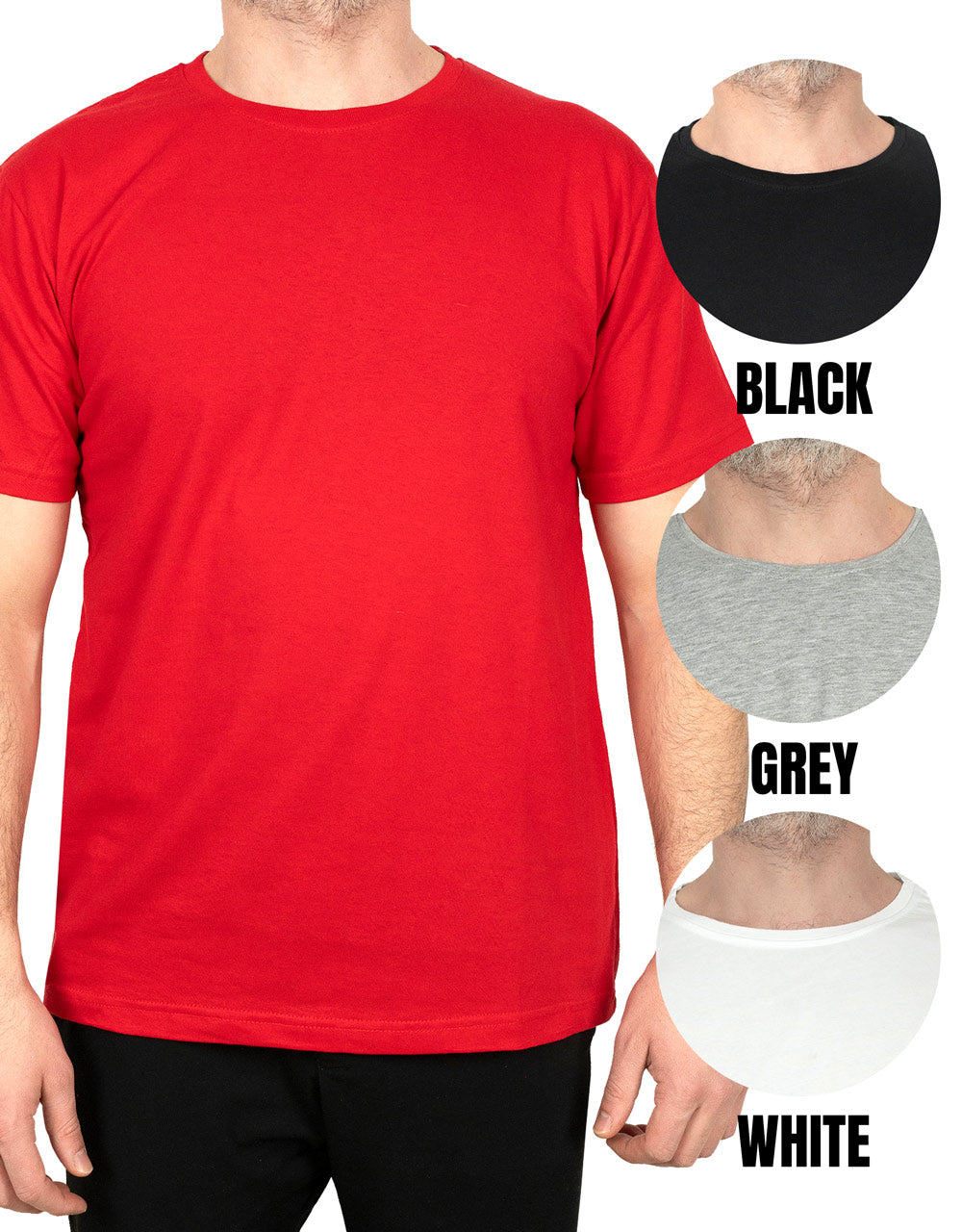 Basic T-shirt Red Color 1.0 Quality