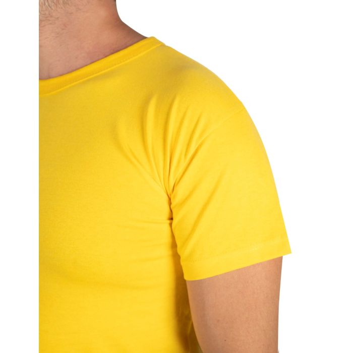 Print Promotional T-shirt Yellow