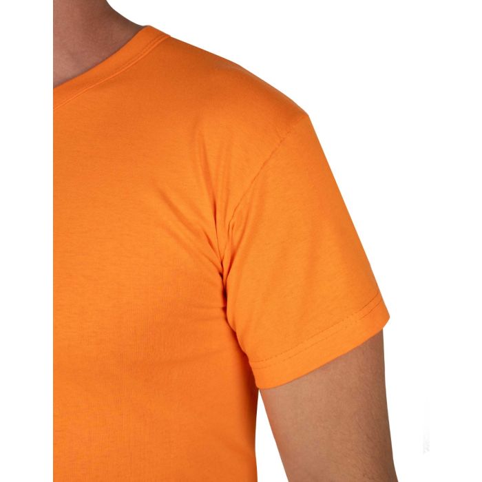 Print Promotional T-shirt Orange Color