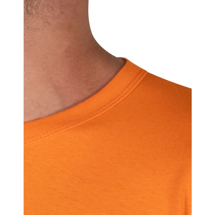 Print Promotional T-shirt Orange Color