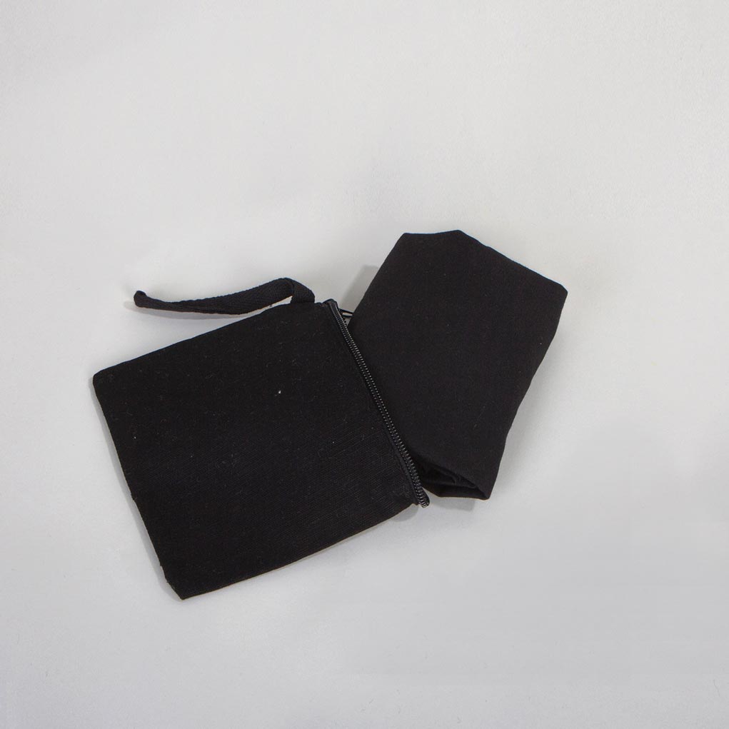 Foldable Shopping Bag - Black 16" W x 14" H x 4" L (48 cm x 41 cm x 10 cm)