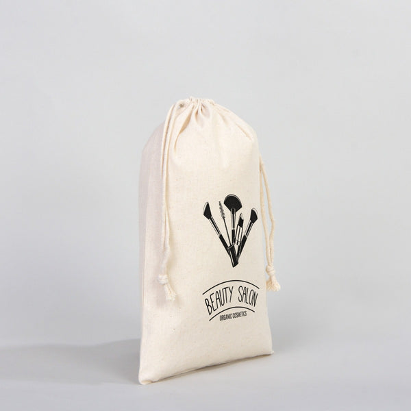 Fabric Pouch  8" W x 12" H (20 cm x 30 cm) - (Customize)