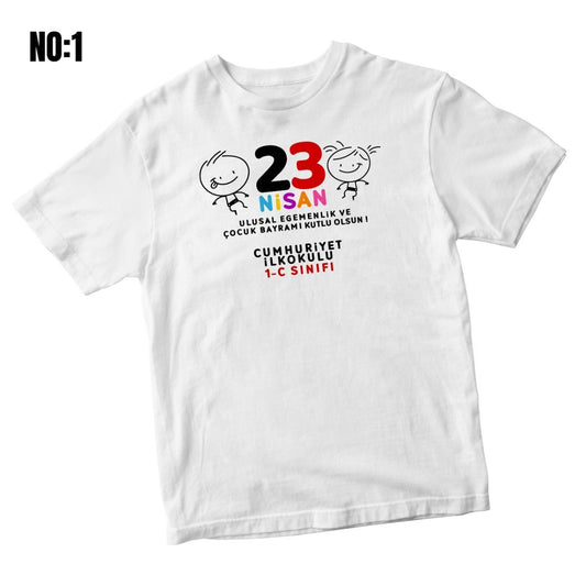April 23 Printed T-Shirt - White