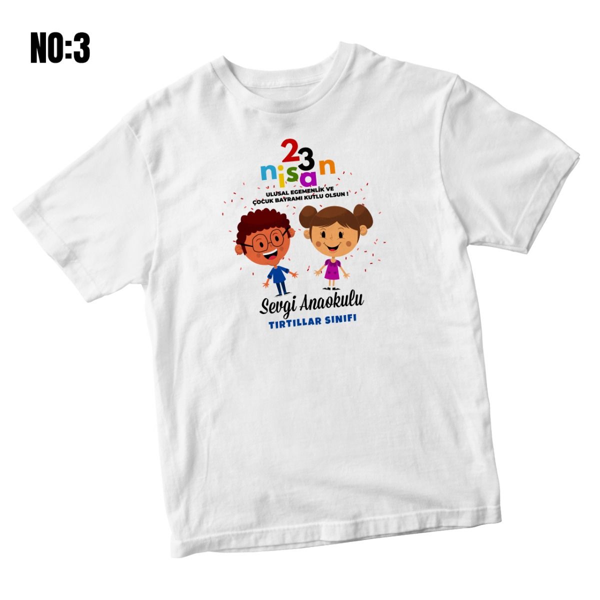 April 23 Printed T-Shirt - White