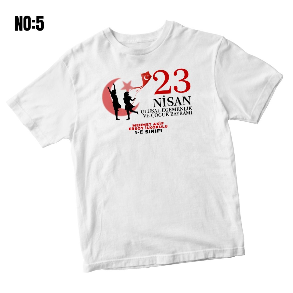 April 23 Printed T-Shirt - White