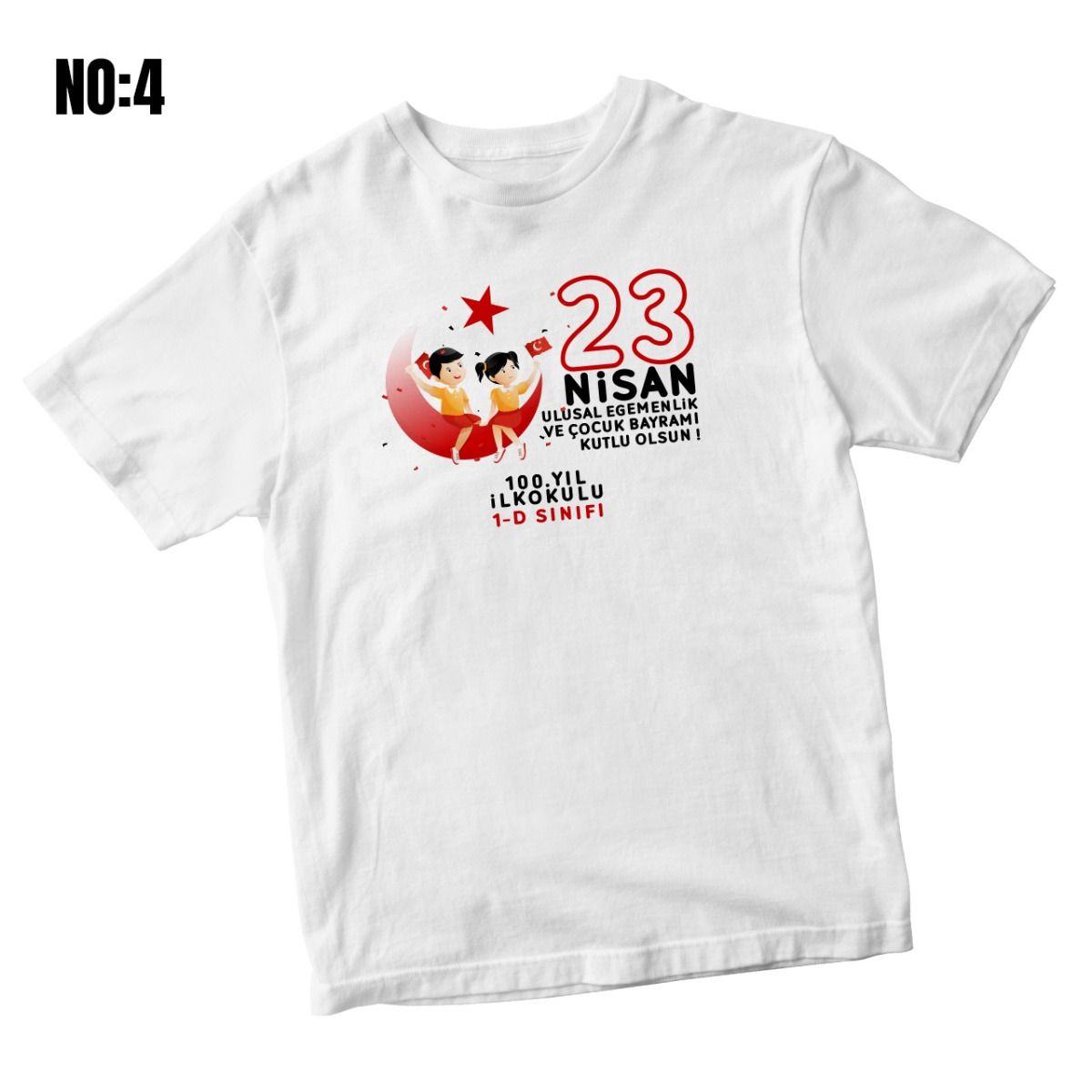 April 23 Printed T-Shirt - White