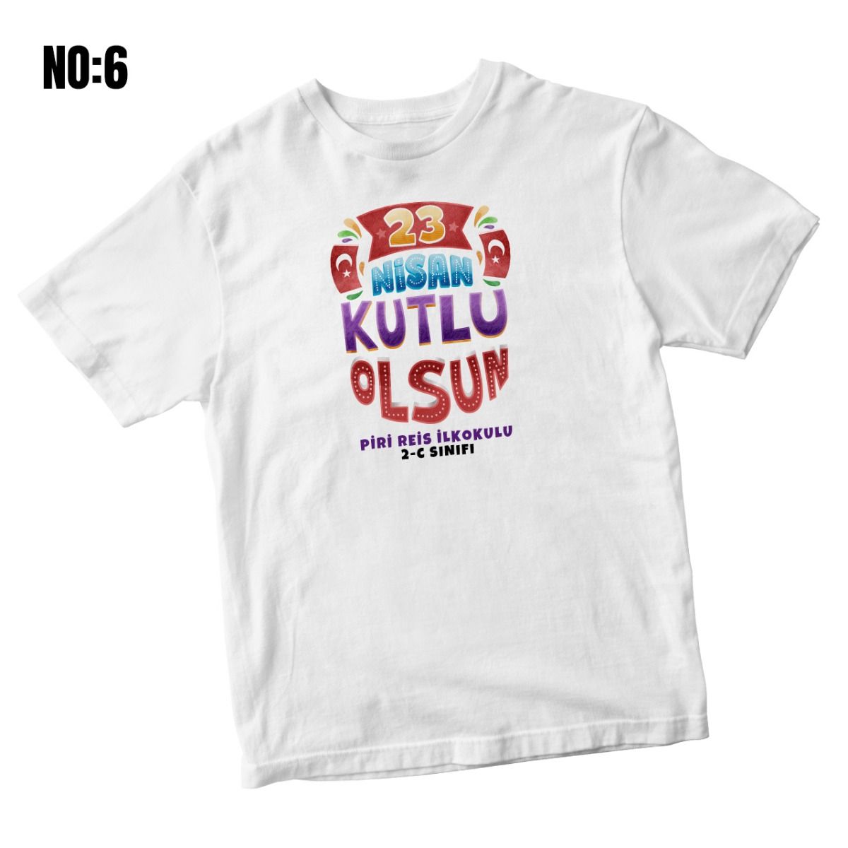 April 23 Printed T-Shirt - White