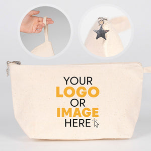 Personalized Canvas Clutch -  12" x 7" x 3"