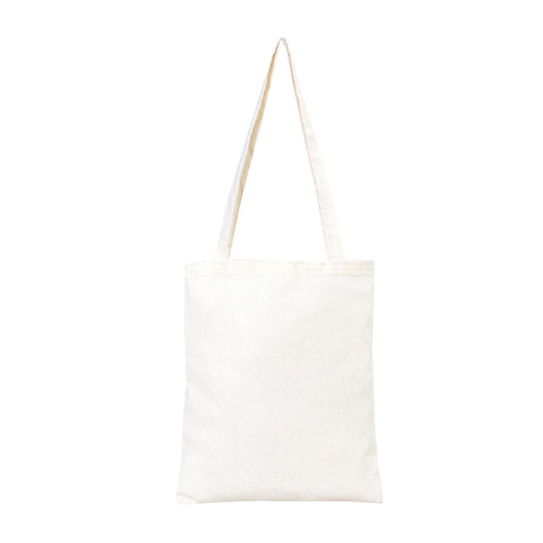 Blank Cotton Tote Bag with Long Handles – Natural Color 12"x14"İnch
