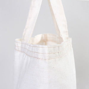 Blank Cotton Tote Bag with Long Handles – Natural Color 12"x14"İnch