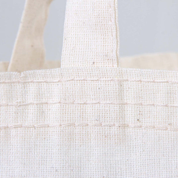 Blank Cotton Tote Bag with Long Handles – Natural Color 12"x14"İnch