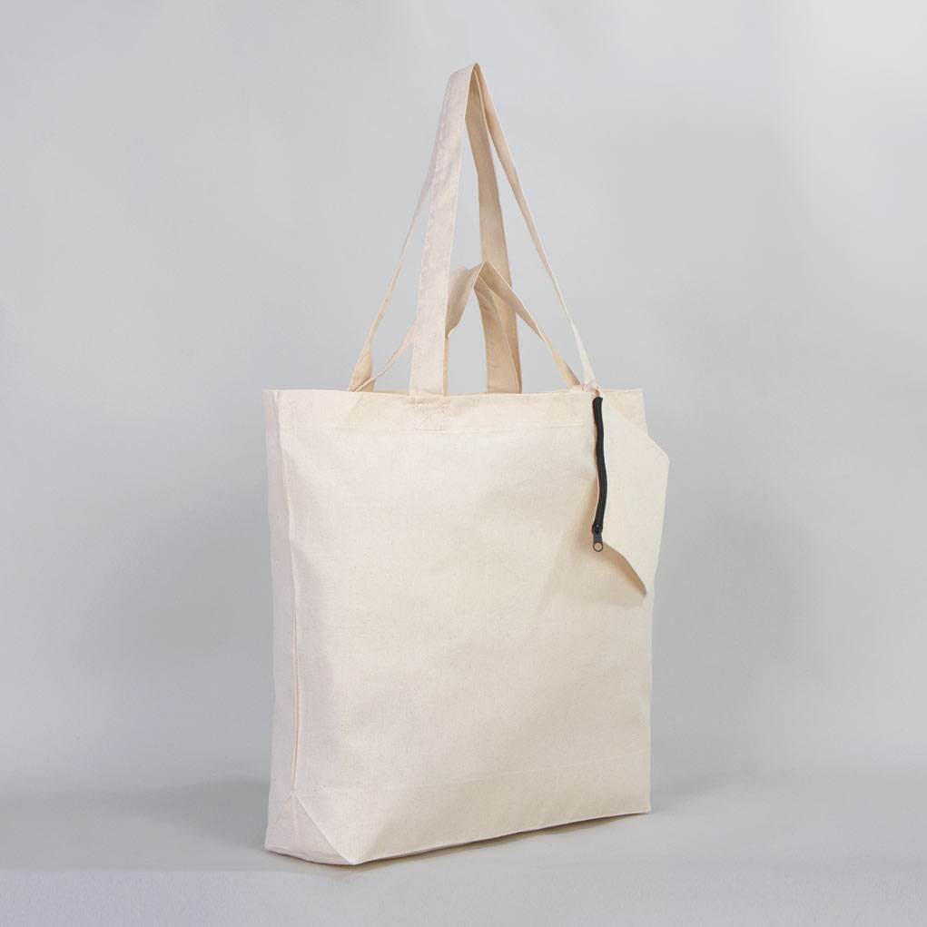 Foldable Shopping Bag - 19" W x 14" H x 4" L (48 cm x 41 cm x 10 cm)