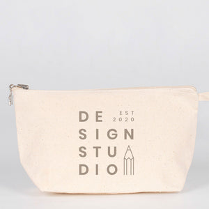Personalized Canvas Clutch -  12" x 7" x 3"